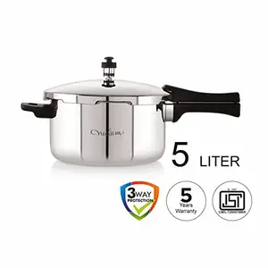 Neelam Triply Stainless Steel Sleek Pressure Cooker Outer Lid Pan, (5 Litres) price in India.