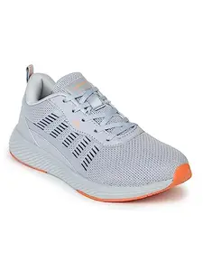 ABROS Mens Harvey-M ASSG1212M Sports Shoes L.Grey/Orange_6UK