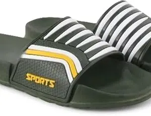 Men 061 Green Slides 9