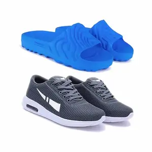 BERSACHE Lightweight Stylish Sandals for MenZ-Combo(PR)-6048-1566 Multicolor