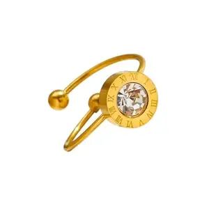 MYKI Gorgeous Stainless Steel Ring For Women & Girls