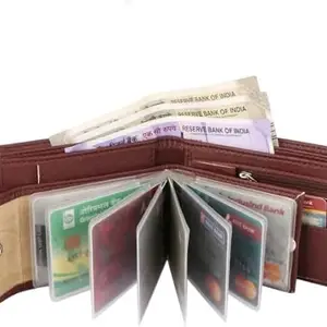 Men & Women Wallet (10 Card Slots) SPY-ZIPALBUM-Maroon_CW