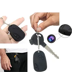 QAZ Mini Car Key Camera 808 Keychain Digital Cam Chain DV DVR Camcorder Video Support 32 GB Without WiFi price in India.