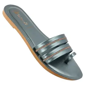 WALKAROO Sandal For Womens|Trendy|Light Weight and Comfortable|Soft Cushion|WL7565 - Teal Blue