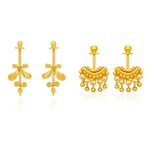arch fashion Traditional Gold Platted Bugdi Earrings Pack Of 2Pair CMB1927,1911
