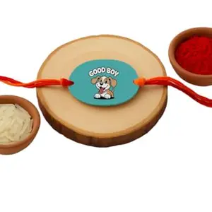 Raavi colors Dog Rakhi Gift for Dog Baby â€“ Soft Kalawa Thread
