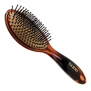 GUBB Oval Hair Brush Detangling & Styling Hair Brush |Straightens & Detangles Curly Hairs | Faster & Easier Detangle Wet or Dry Hair | Reduces Hair Breakage and Promotes Hair Growth | Suitable For All Hair Types | Hair Brush for Men & Women - Large (Shell Range)