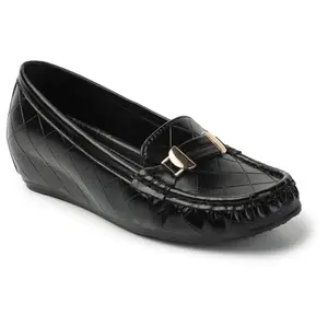 ELLE Loafer Shoes, Colour-Black Size-UK 4