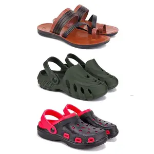 DRACKFOOT Men's Sandals | Lightweight Wear| Stylish & Easy to Wear For Men's GR-SAN-(3-COMBO)-3151-3137-3017-7
