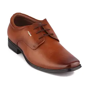 Red Chief Formal Derby Shoes for Men Tan, Brown, Size_6