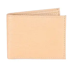 DRYZTOR ®Men's Artificial PU Leather Wallet RFID Blocking (Beige)