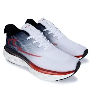 Lancer Mens NAVIGATOR-27WHT-RED White Red Running Shoe, 9