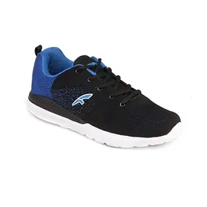 FURO by Redchief Men's Black/Blue Running Shoes (FL1001 069)