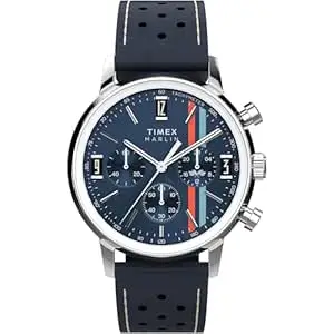 TIMEX Marlin Analog Watch for Men with Round Dial & Water Resistant Man's Wrist Watches