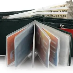 Classic World Men & Women Casual Green Artificial Leather Wallet (10 Card Slots) C-ZIPALBUM-Green_CW
