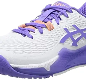ASICS Gel-Resolution 9 White Womens Tennis Shoes UK - 4