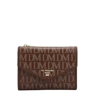Da Milano Leather Mini Women Wallet - Brown (10237C)