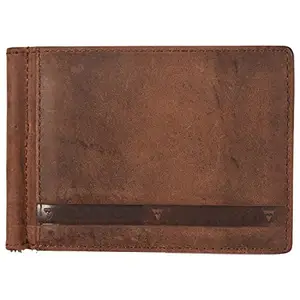 Leatherman Fashion LMN Genuine Leather Unisex Brown Money Clip 50403