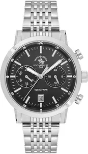 Santa Barbara Polo & Racquet Club Quartz Silver Dial Watch for - Men SB.1.10585-2