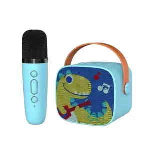ChiLBit Karaoke Machine for Kids, Portable Bluetooth Speaker with Wireless Microphone (Mermaid) USB Cable