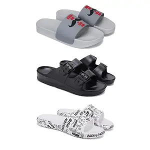 Men's Sandals | Lightweight Wear| Stylish & Easy to Wear For Men's PCV-San-(3-COMBO)-1590-3115-3104-7