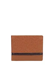 Da Milano Genuine Leather Brown Bifold Mens Wallet with Multicard Slot (0084)