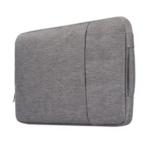 Grey Laptop Sleeve Bag for 13.3 to 14.2 inches with Side Pocket | Suitable for Mac Book & All Other laptops