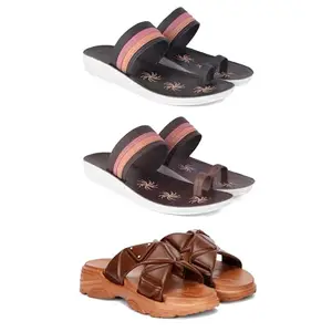 Women's Comfortable Sandal,Casual Lightweight Sandal for Everyday Wear for women'sREP-(COMBO-3)-1992-1990-1890-8-EURO-39