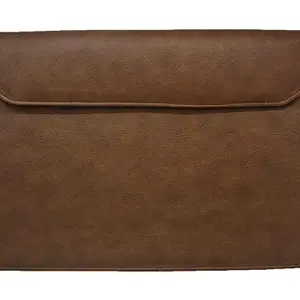 Dorca Bag for 2022 2021 HP Pavilion 14, 14s, Chromebook 14, Pavilion x360 14 inch Laptop, PU Leather Ultra Slim Flap Style Protective Case, Brown