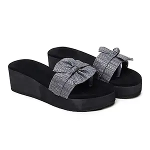 Kenila Latest Fashion Slides for girls And Women... (Grey, numeric_6)