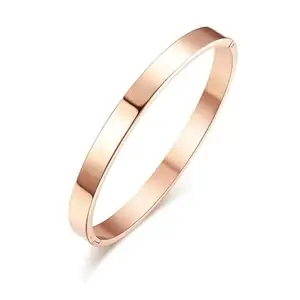 MIAMI Bracelet for Men Stylish Boys brother boyfriend gents/Fashion Rose gold Kada for men/Bracelets for Men Metal/Stainless Steel Kada Kadas Bracelet Gift Anniversary valentine open kada M347