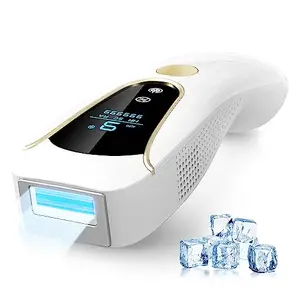 Aopvui IPL Hair Removal Laser Machine with Ice-cooling Systems, At-Home Laser Hair Removal Machine with 3 Functions and 999,900 Flashes & 9 levels for Women and Men, Whole Body Use