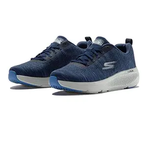 Skechers Mens GO Run Elevate-Cipher Navy/Blue Running Shoe - 7 UK (220187)