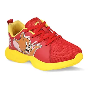 Campus Kid's T&J-02 RED/YLW Running Shoes - 11UK/India T&J-02