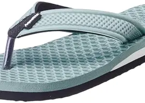 Aqualite Women LV-310 Slipper, Bottle Green Black, 6 UK/India