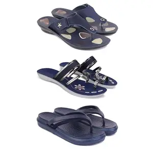 Women's Comfortable Sandal,Casual Lightweight Sandal for Everyday Wear | (COMBO-3)-1973-1945-1977-5-EURO-36