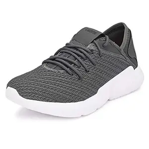 LEONE Men Grey Running Shoes-8 UK (42 EU) (L610GREY8)