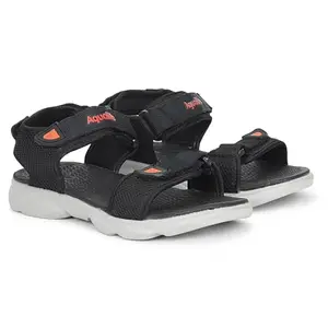 Aqualite Men MGS-3000 Sandal, Black/Red, 6 UK/India