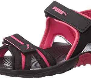 Puma Unisex Adult Comfy DP Black-Fuchsia Purple Sandal-4 Kids UK (36214109)
