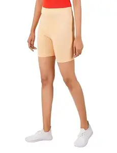 Men Regular Solid Cotton Short (Regular Tights_Skin_L_bz)