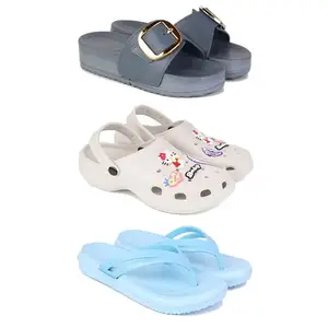 sandal for Women's,slip-ons,quality casaul sandals for Women's GRP-SAN-(3-COMBO)-1998-O10-1976-7-EURO-38