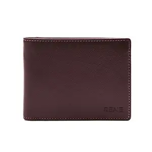 RENE Genuine Leather Brown Color Gents Wallet (LGWE-0001)
