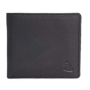 KARA Bi Fold Men's Brown Leather Wallet - Slim Nappa Leather Wallet for Men with 8 Card Holder Slot