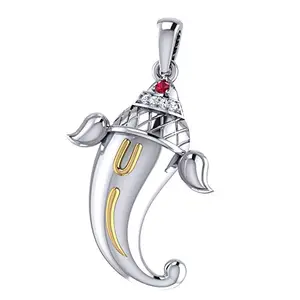 Ananth Jewels Unisex-Adult sterling silver BIS Hallmarked 925 Love for Ganesha Pendant