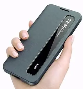 ProLook Flip Case Cover for Samsung Galaxy S26 Ultra 5G with Smart-View Feature, Protective Phone Accessory, NFC Window Display Activation via App (Green)