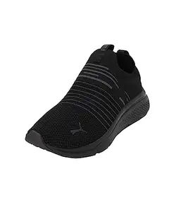 Puma Unisex-Adult Softride Pro Echo Slip-On Black-Dark Coal Running Shoe - 5.5 UK (37869104)