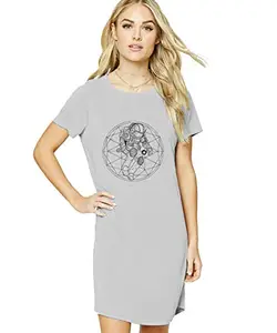 Stylish Cotton Blend Printed T-Shirt for Women | Casual Wear | Soft & Comfortable Fabric | Trendy Short Sleeve (Grey_X-Large_Pack of 1)#2460