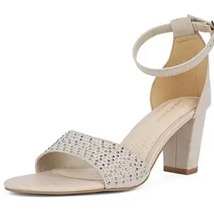 Bata Women's Flamenco Sandal (7618901_Beige_6 UK)