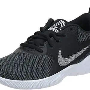 Nike Women's CI9964-009 WMNS Flex Experience Rn 10 Black/Metallic Silver-Dk Purple Dust Training Shoes - 4.5 UK (7 US)