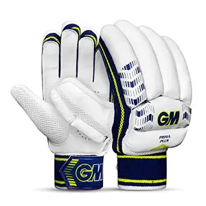 GM Prima Plus Leather Cricket Batting Gloves for Mens, Size - Mens, Left Hand